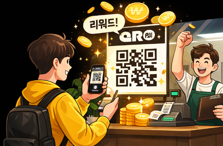 손님이 QR 찍을 때마다 수익 발생